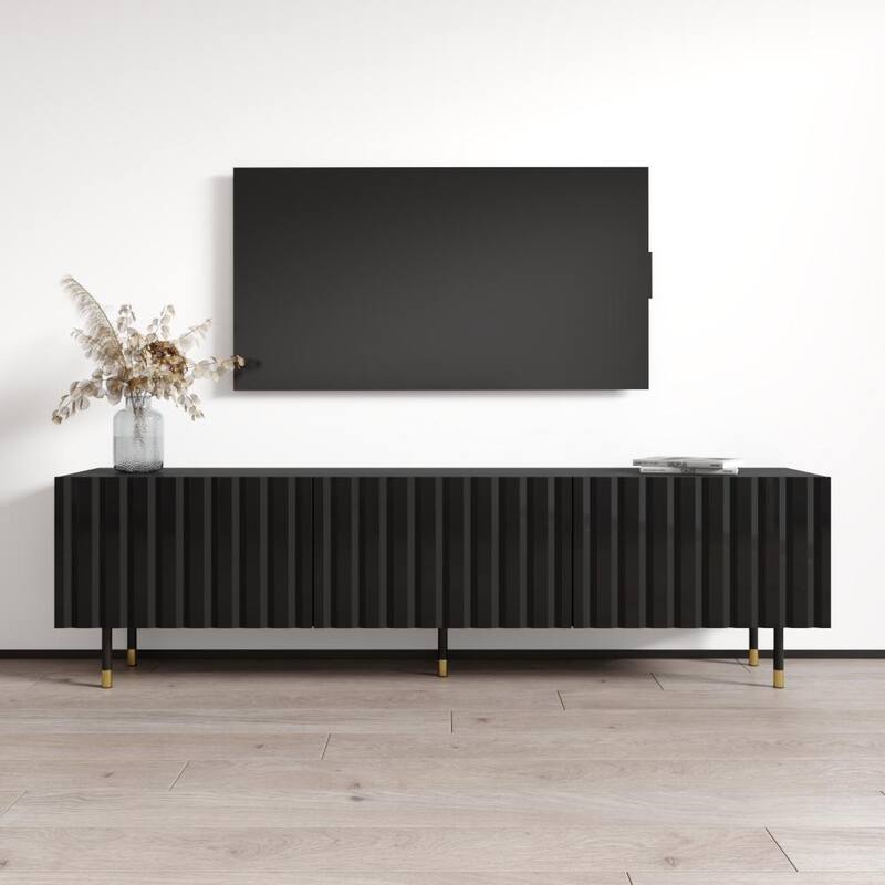 Pilar 01 TV Stand - Black