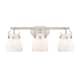 Option Satin Nickel / Matte White
