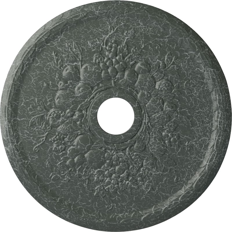 22 5/8"OD x 3 5/8"ID x 5/8"P Grape Ceiling Medallion