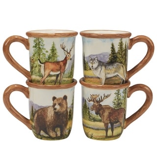 Certified International Mountain Summit 16 oz. Mug, Set of 4 - On Sale -  Bed Bath & Beyond - 37998242