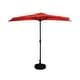 preview thumbnail 6 of 14, Soomer 9-Ft Half Umbrella with Fillable Black Base Red