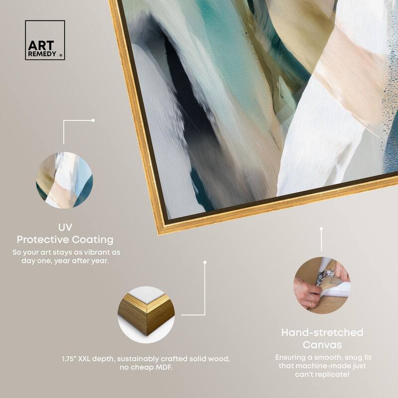 Sweeping Forms II Canvas by Art Remedy