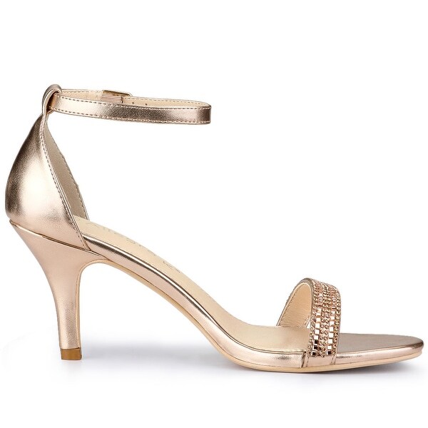 rhinestone stiletto heels