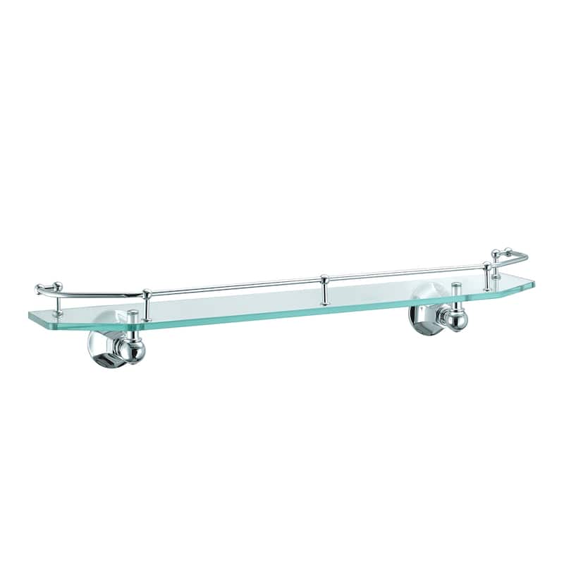 Regent Glass Shelf - Polished Chrome