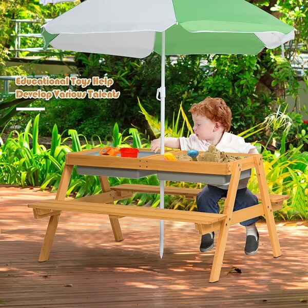 outdoor water activity table