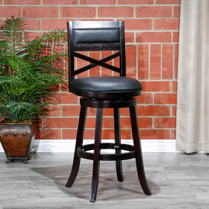 DTY Indoor Living Meeker X-Back Swivel Stool