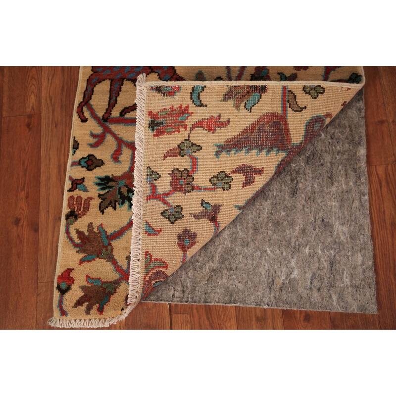 Animals Kazak Oriental Foyer Rug Hand-Knotted Wool Carpet - 2'0" x 3'0"