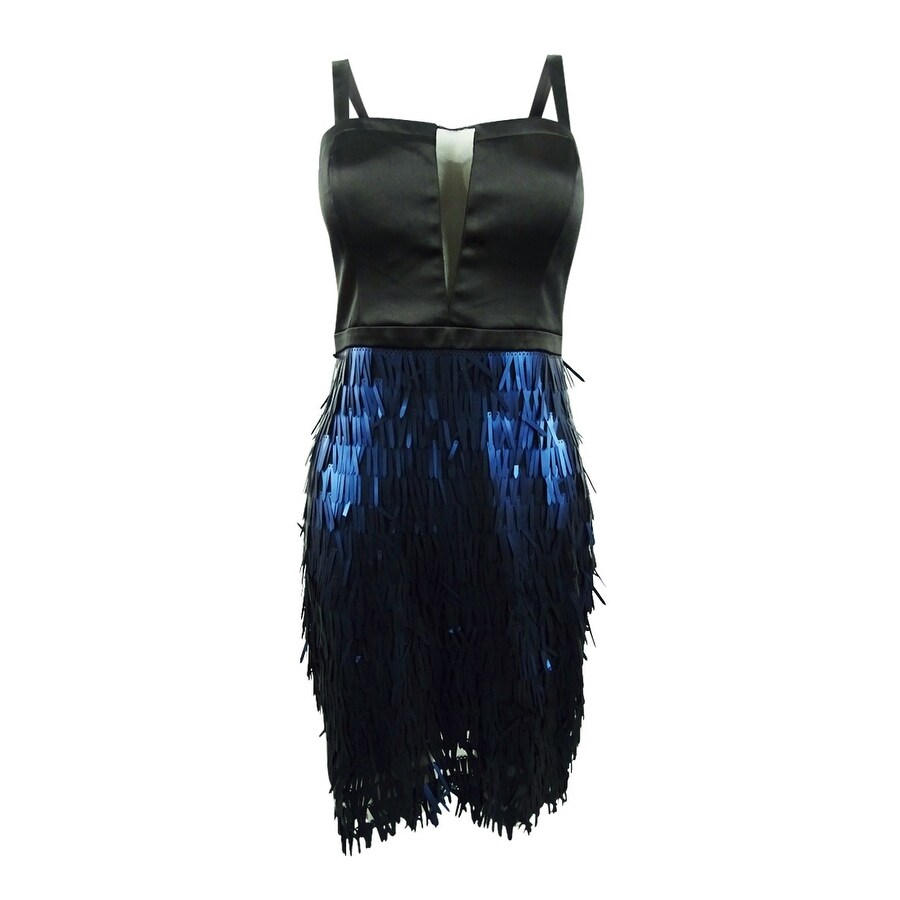 chevron stripes bodycon mini sequin party dress