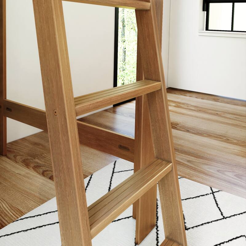 Max and Lily Mid-Century Modern Full-Size High Loft Bed