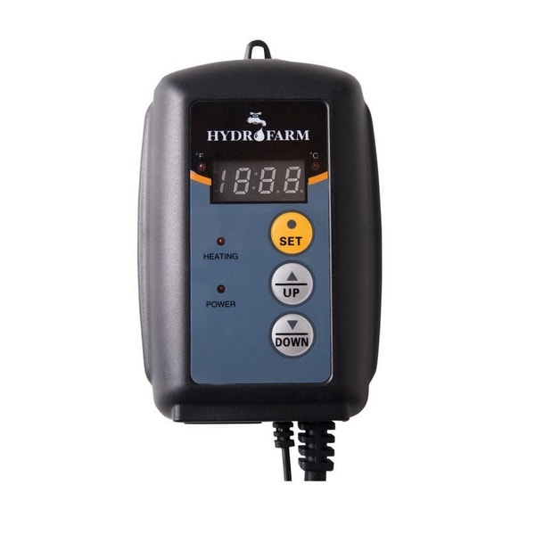 Hydrofarm MTPRTC Digital Temperature Controller For Heat Mat