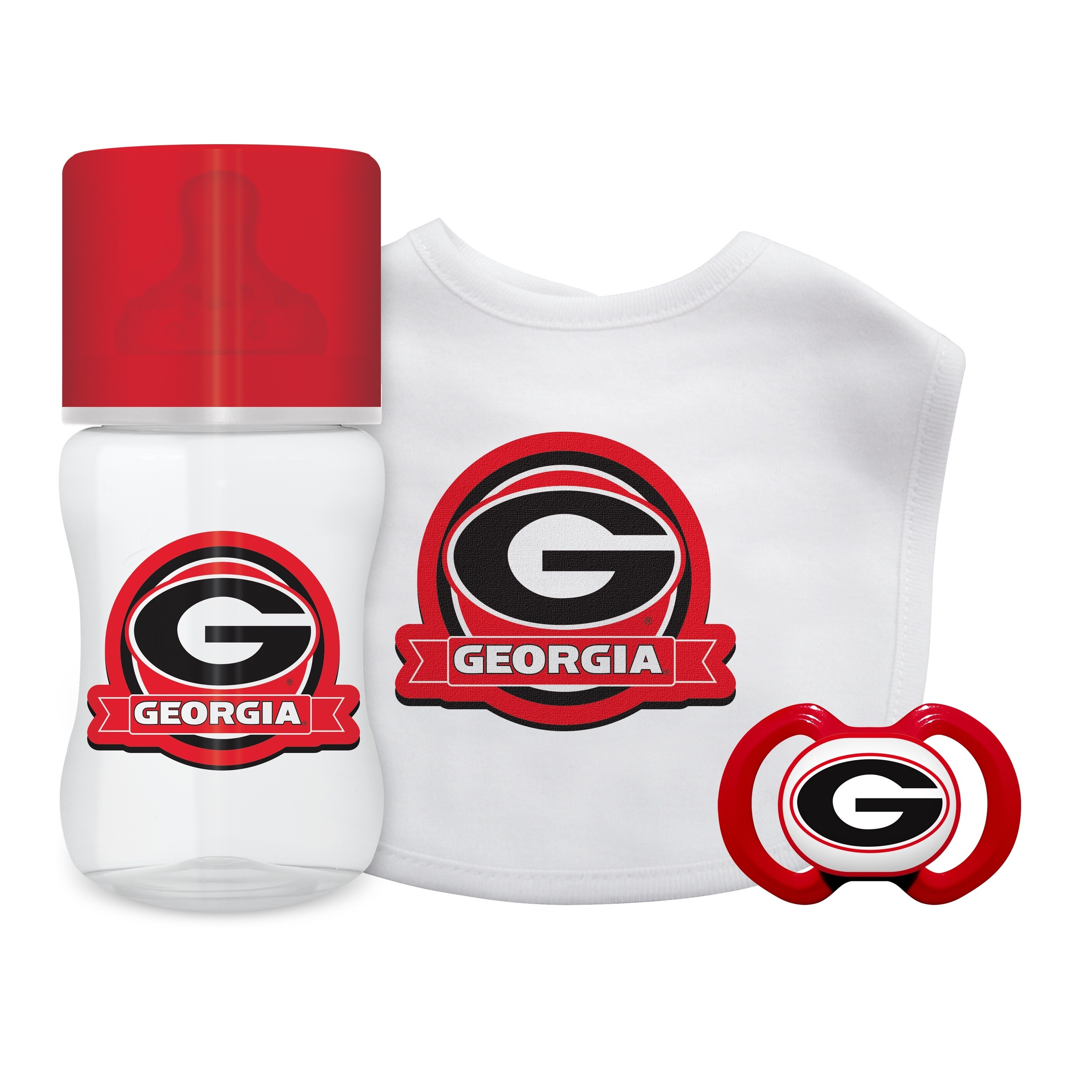 Shop Georgia Bulldogs Baby Gift Set 3 Piece Overstock 27573576