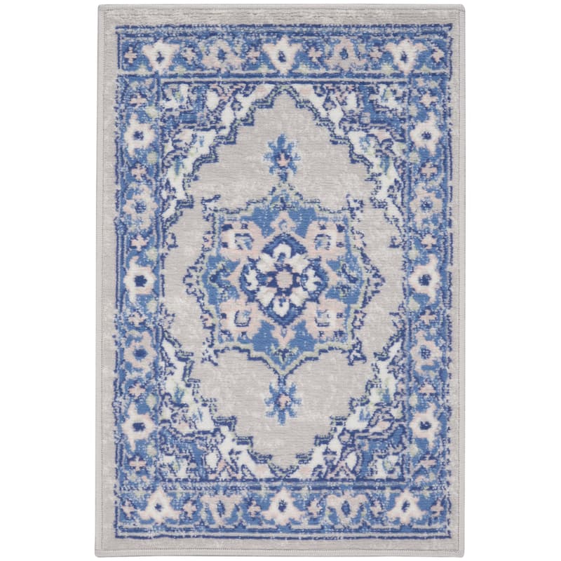 Nourison Whimsicle Modern Persian Floral Medallion Area Rug