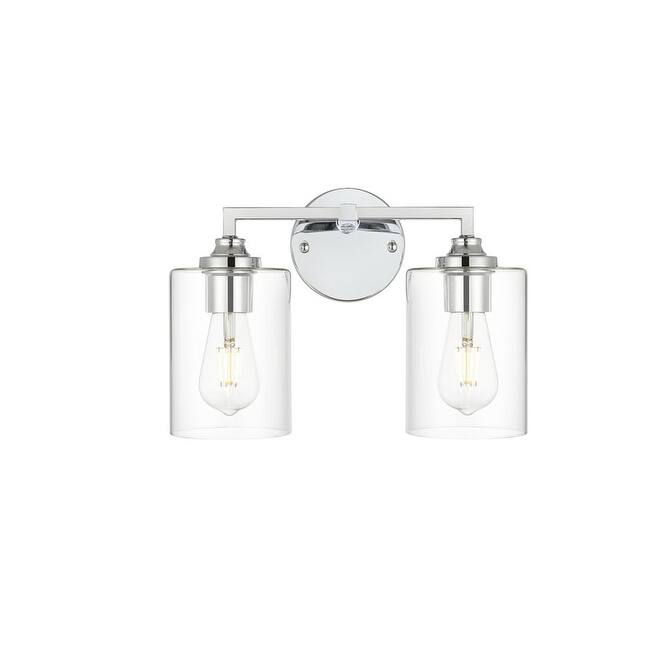 Elegant Lighting LD7315W14 Mayson 2 Light 10" Tall Bathroom Sconce