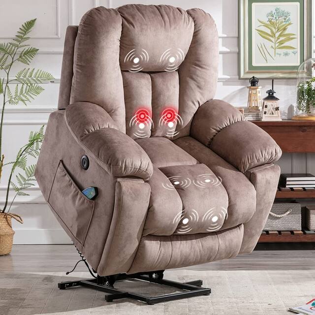 Super Big Power Assist Lift Recliner chair With Massage