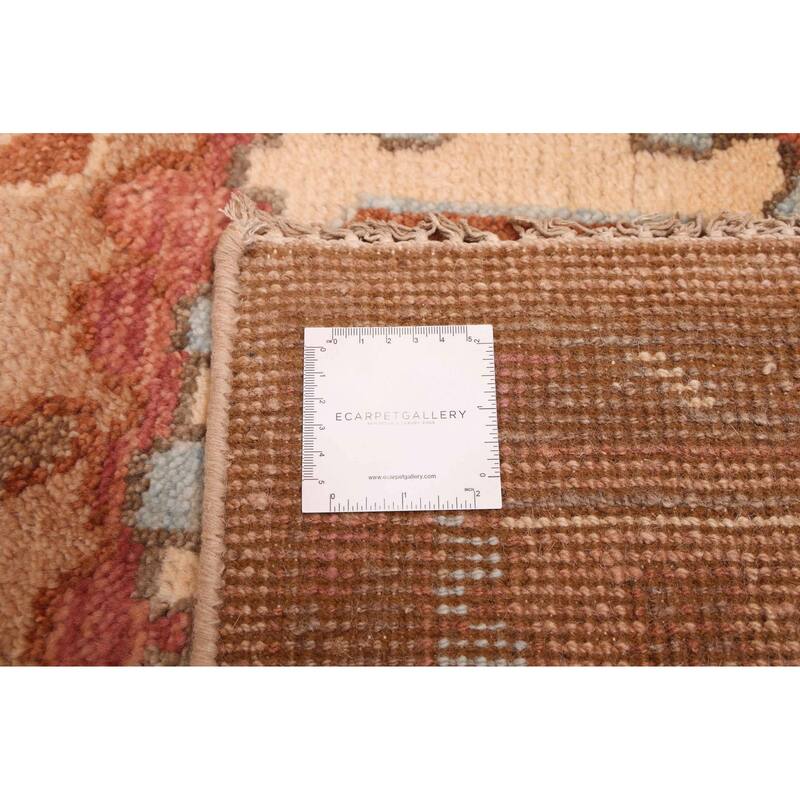 ECARPETGALLERY Hand-knotted Modern Oushak Brown Wool Rug - 8'3 x 10'0