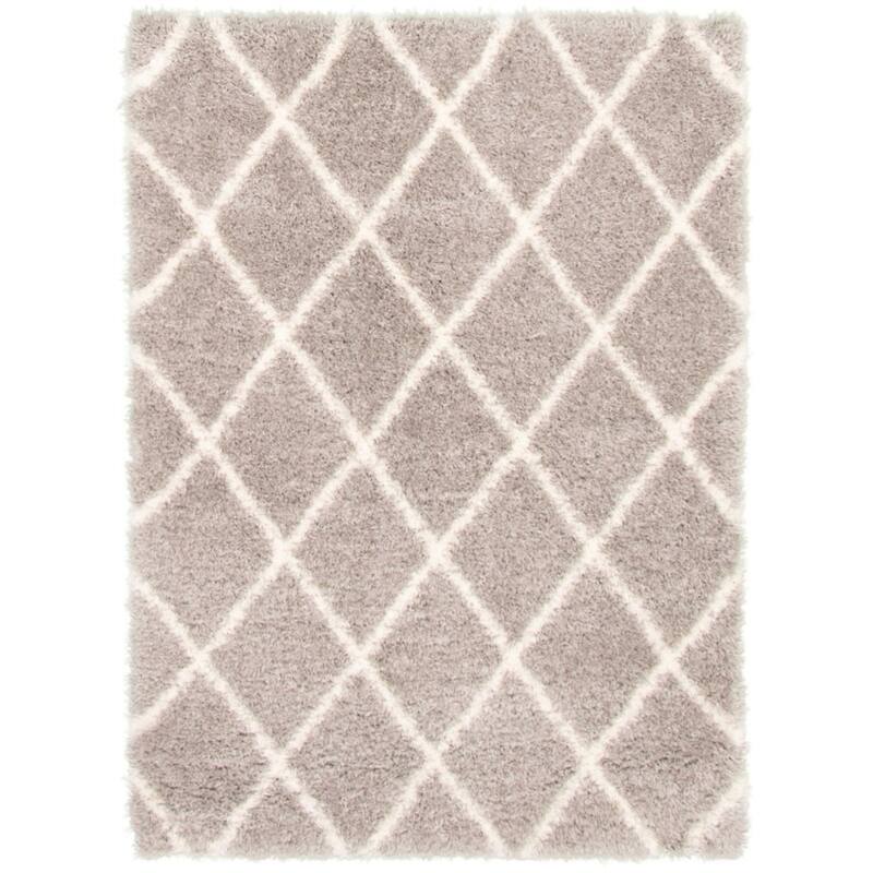 ECARPETGALLERY Agadir Diamond Moroccan Shag Rug
