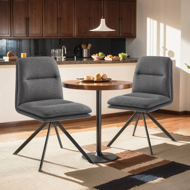 Art Leon Modern Swivel Accent Chair (Set of 2)