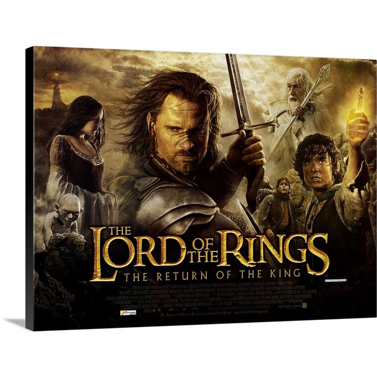 Shop Lord Of The Rings The Return Of The King 2003 Canvas Wall Art Overstock 24132525