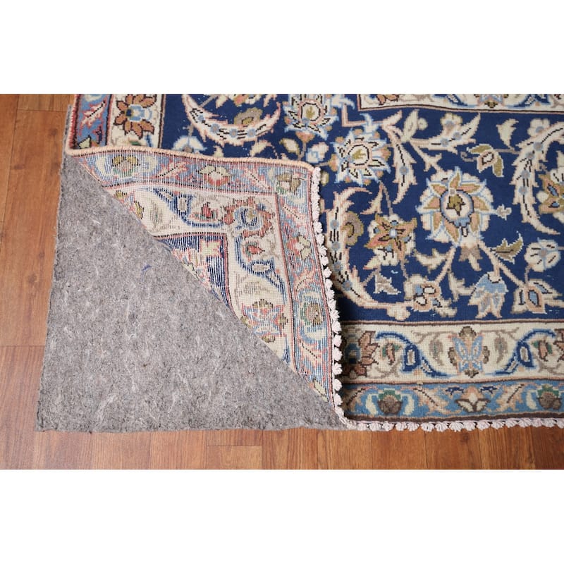 Large Najafabad Persian Vintage Area Rug Hand-Knotted Wool Carpet - 11'7" x 17'4"