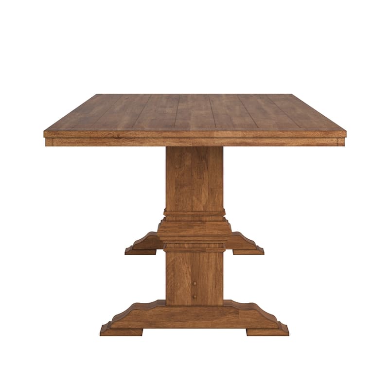 Eleanor Two-tone Solid Wood Top Dining Table by iNSPIRE Q Classic