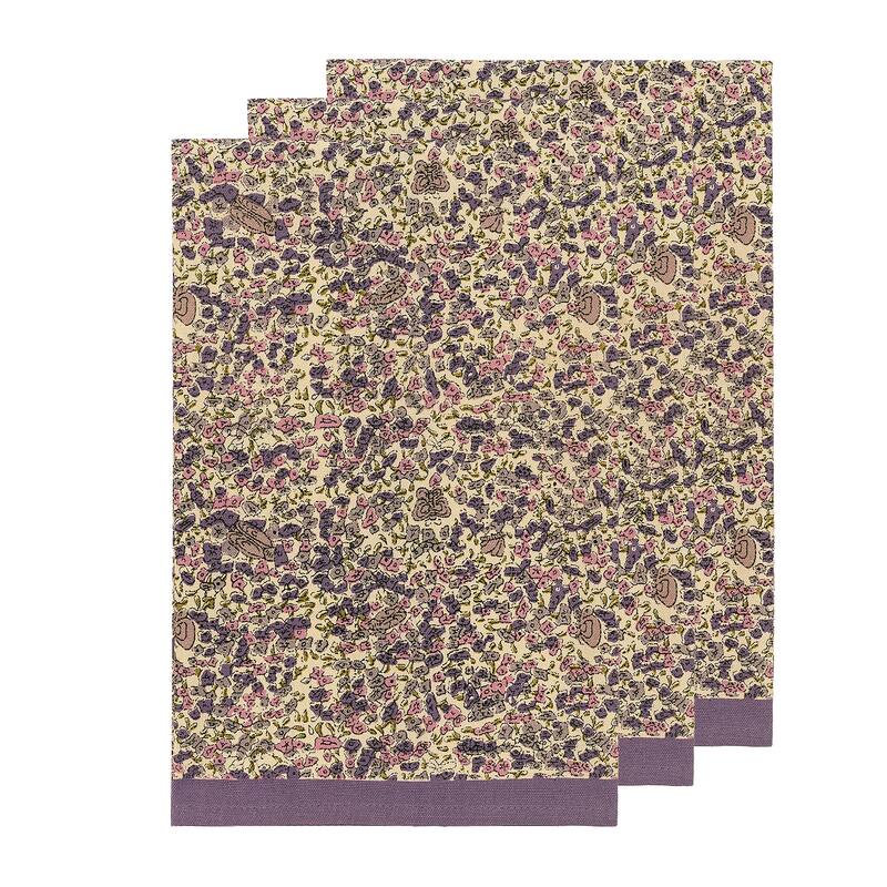 Couleur Nature Lavender Tea Towels - Set of 3