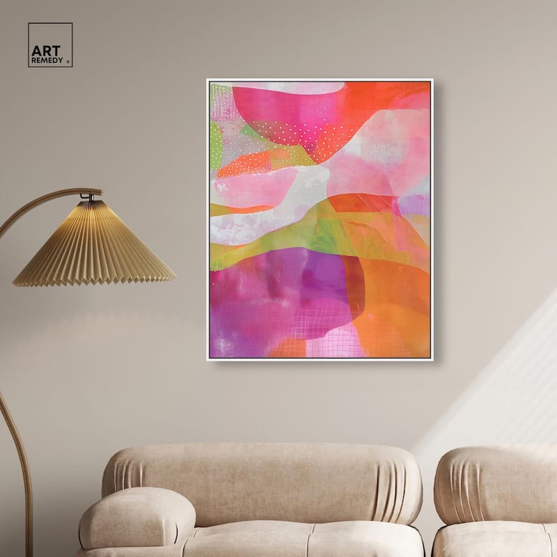 Garnet Gleam I Canvas by Art Remedy