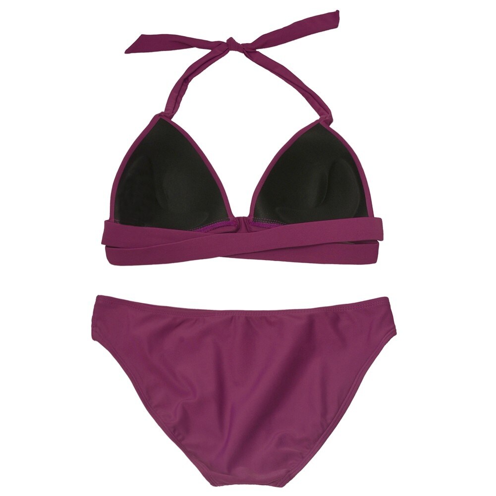 purple bathing suit top
