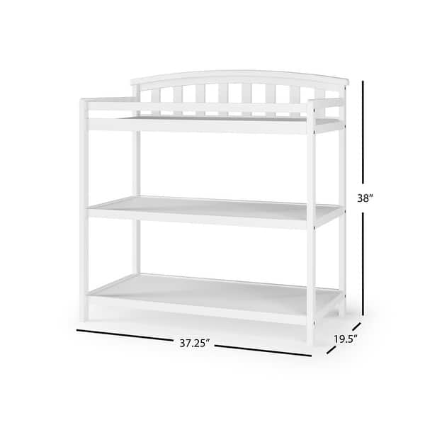 dimension image slide 1 of 3, Forever Eclectic Curve Top Changing Table