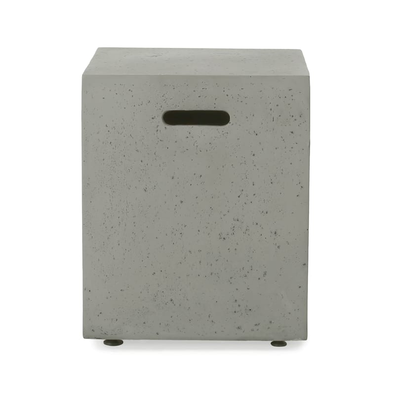 Outdoor patio garden side table - Light Grey