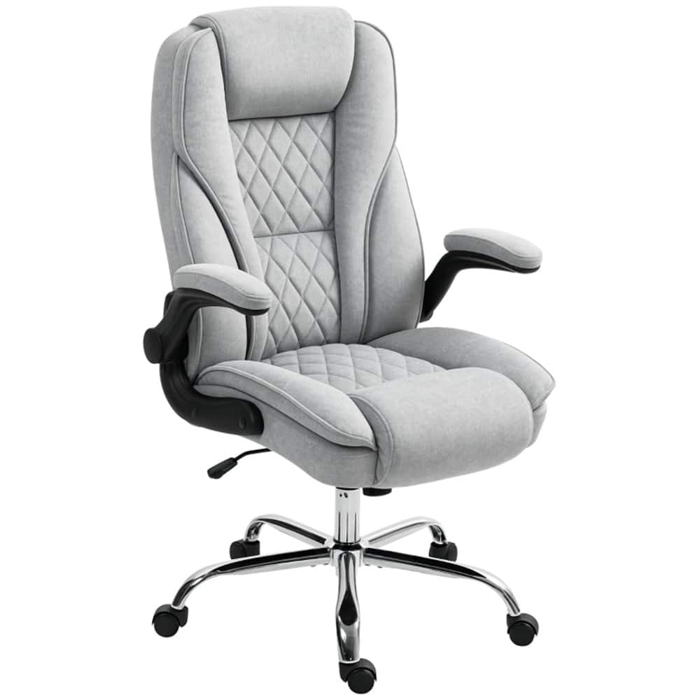 Comfortable Adjustable Height Velvet Desk Chair with Tilt Recline and Swivel Seat Steel Base - 27.6" W x 27.6" D x 44.9" -48" H