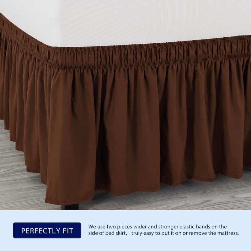 Subrtex Easy Fit 16-inch Drop Bed Skirts