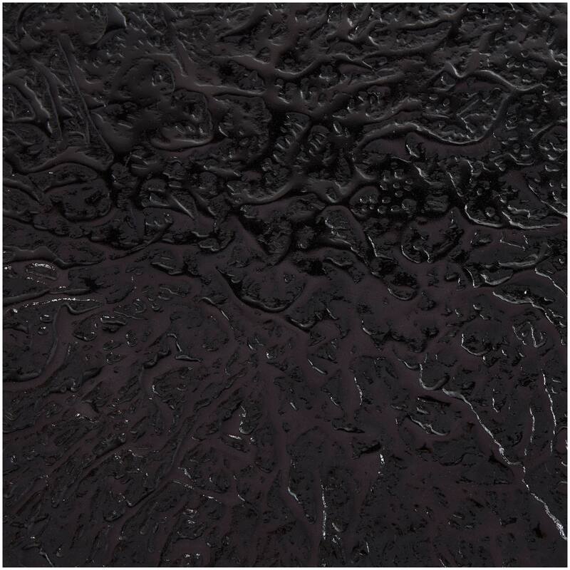 Silver, Gold or Gray Aluminum Metal Slim Textured Geometric Accent Table