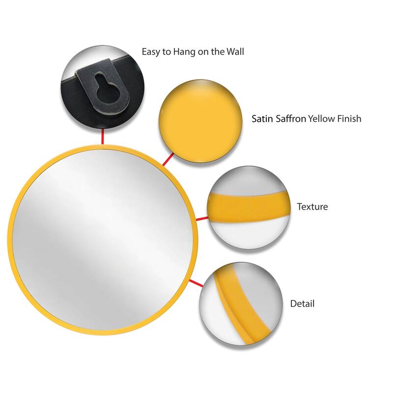 20" Wall Mirror - 20 x 0.5 x 20