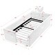 preview thumbnail 10 of 53, Twin Size Upholstered Platform Bed with Headboard,Montessori Bed Frame for Toddlers,Floor Bed