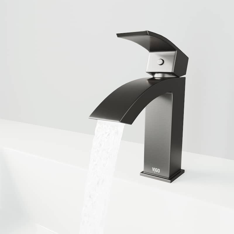 VIGO Satro 7" H Single Handle Single Hole Bathroom Faucet