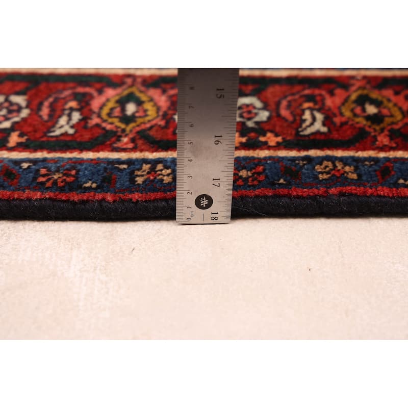 ECARPETGALLERY Hand-knotted Anatolian Vintage Dark Navy Wool Rug - 4'2 x 6'9