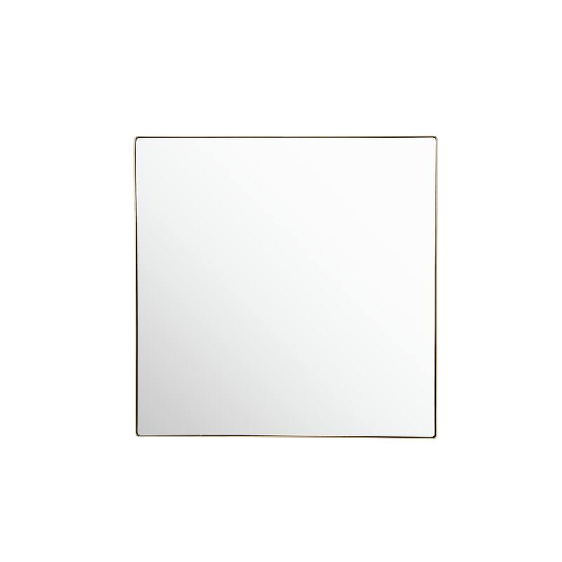 Varaluz Kye Rounded Square Wall Mirror - 40"W x 40"H - Gold
