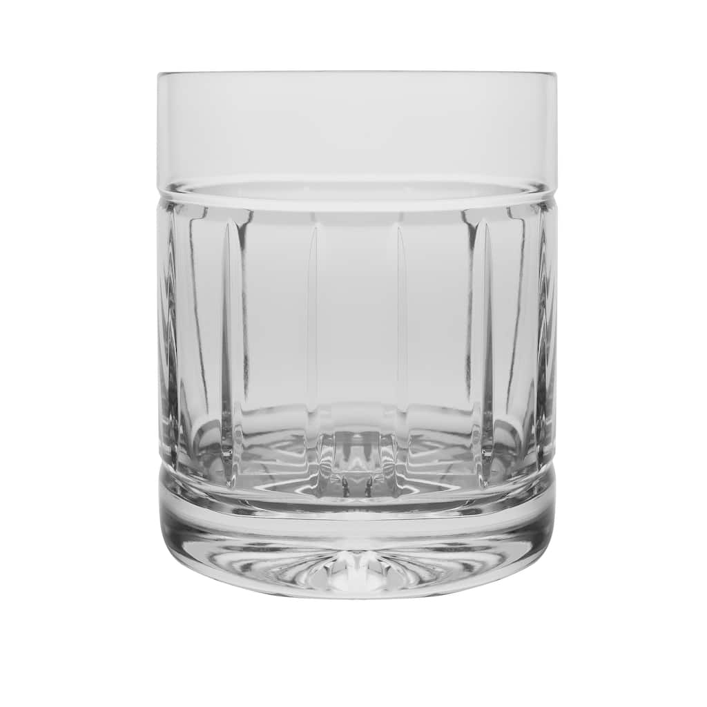 Crystal Double Old Fashioned Tumblers -12 Oz.- Set of 6-Majestic Gifts