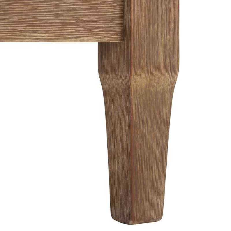 SAFAVIEH Couture Outdoor Patio Furniture Martinique Wood Arm Chair - 31"W x 36"D x 33"H