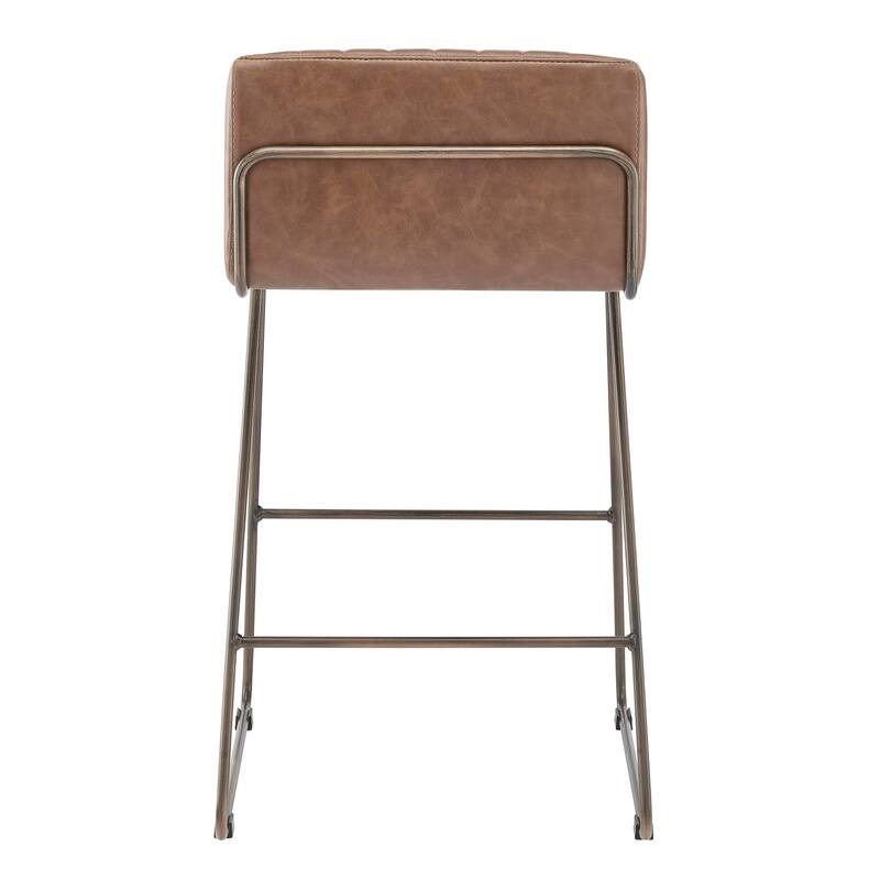 NPD Furniture Raoul Faux Leather Counter Stool
