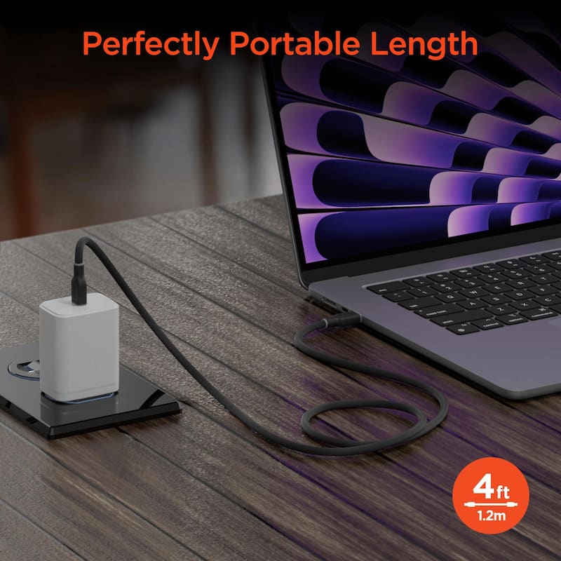 HyperGear Flexi PRO USB-C to USB-C Cable 4ft