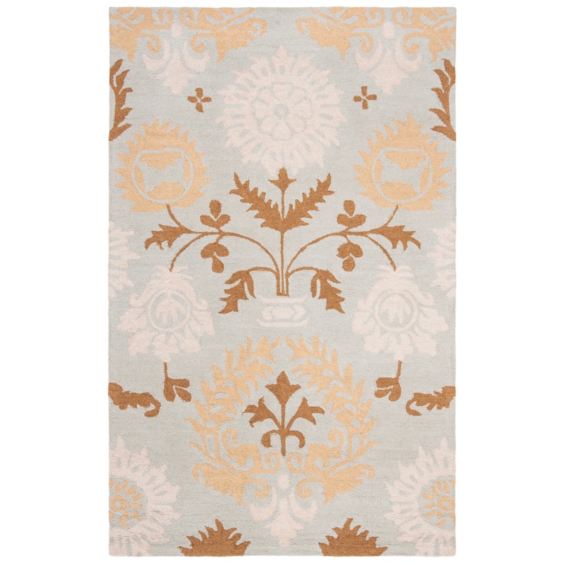 SAFAVIEH Handmade Blossom Fanndis Wool Rug