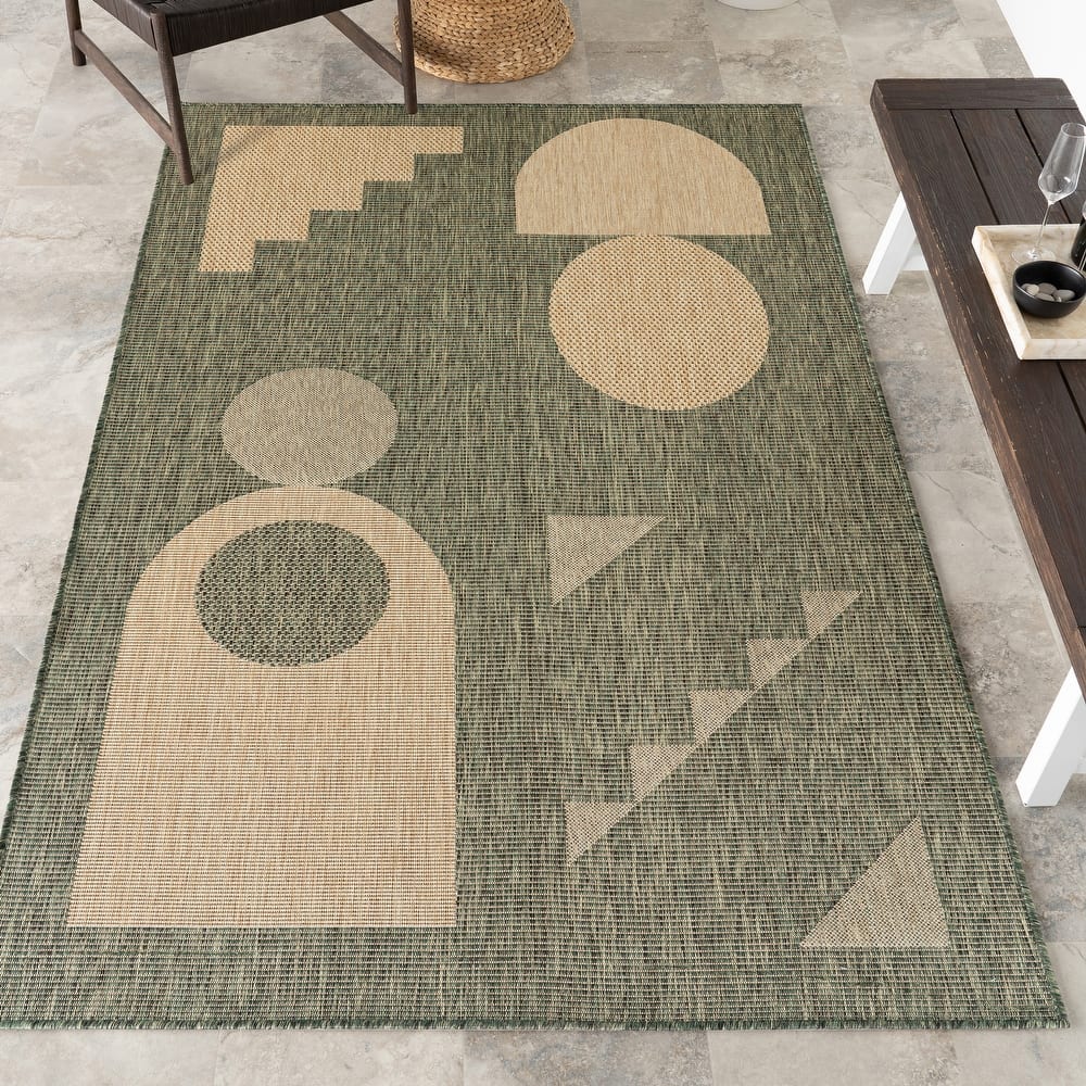 Nuloom Anslie Geometric Indoor/Outdoor Area Rug