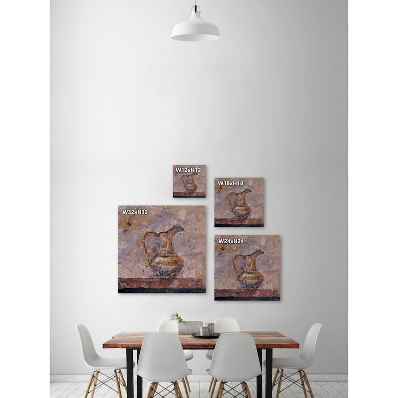 Antique Print on Wrapped Canvas