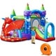 preview thumbnail 1 of 10, Kids Inflatable Bounce House Dragon Jumping Slide Bouncer Castle - Multi - 0.5 ft x 10.5 ft x 8 ft (L x D x H) 0.5 ft x 10.5 ft x 8 ft (L x D x H)