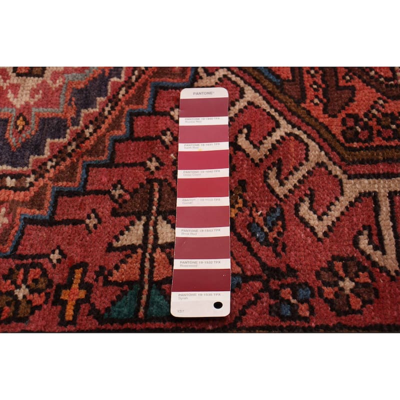 ECARPETGALLERY Hand-knotted Konya Anatolian Red Wool Rug - 3'3 x 11'0