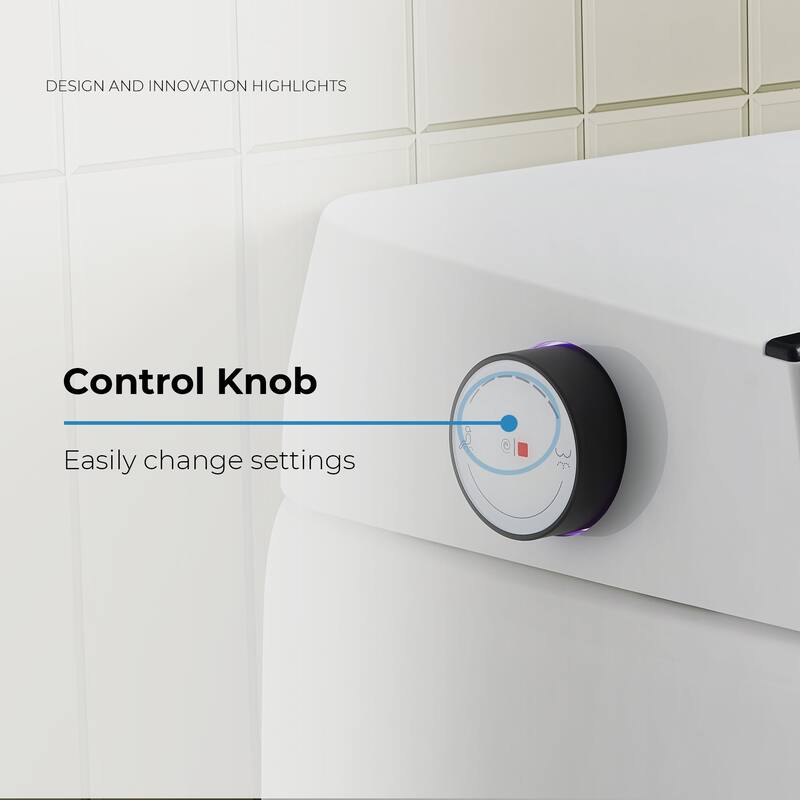 Ove Ella Dual-Flush Smart Bidet Toilet with Built-in Tank