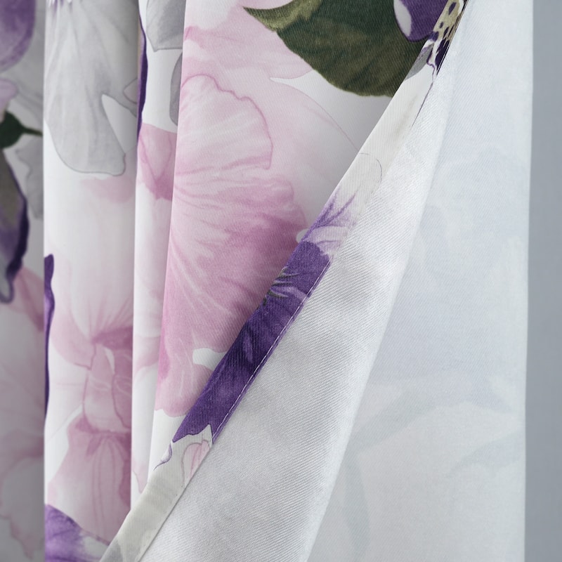 Eden Floral Room Darkening Window Curtain Panel