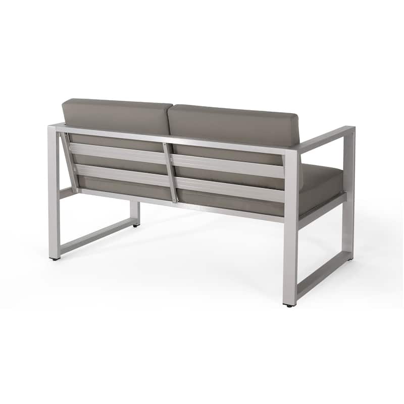 Navan Outdoor 4-piece Conversation Set by Christopher Knight Home