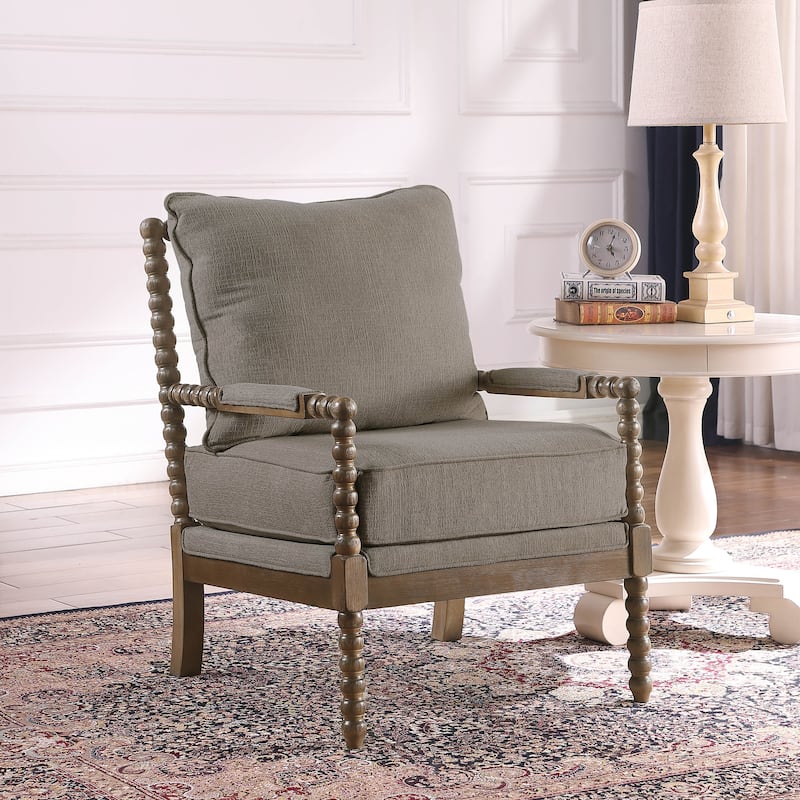 Morden Fort Modern Spindle Chair, Accent Chair for Livingroom
